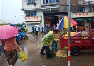 理性文明規范執法  管方菜農雙雙稱(chēng)贊——宗保公司駐歙縣市容項目
