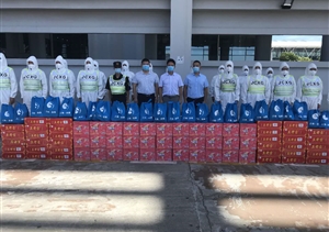 高溫酷暑送清涼  關(guān)心關(guān)愛(ài)暖心間——宗保公司開(kāi)展高溫慰問(wèn)送清涼