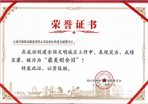 新虹街道交管輔警項目被評為“最美創(chuàng  )全團”